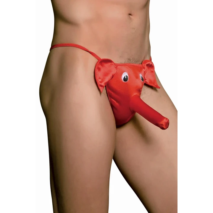 Majtki męskie w kształcie słonia, rozmiar TU, 90% poliester, 10% elastan.