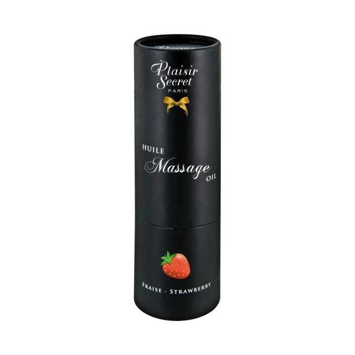 Olejek do masażu o zapachu truskawki - Plaisir Secret 59ml, luksusowy produkt intymny