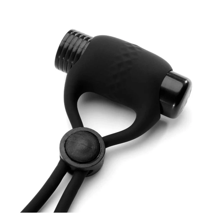 Regulowany pierścień erekcyjny z wibracją, silikon, 10 trybów, wodoodporny IPX5