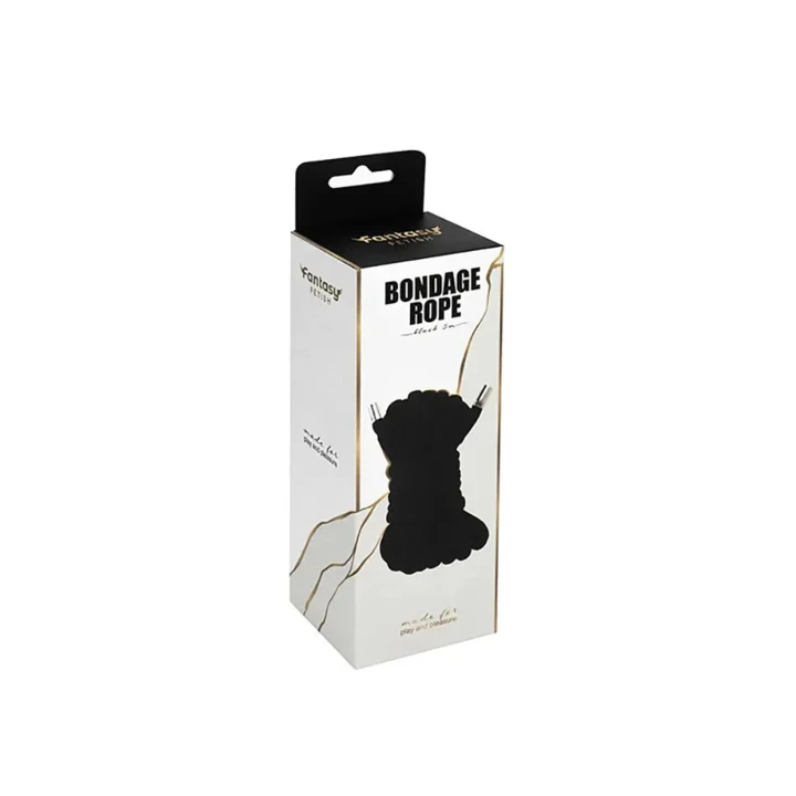 Lina bondage o długości 5m w kolorze czarnym - wytrzymała, komfortowa, wszechstronna