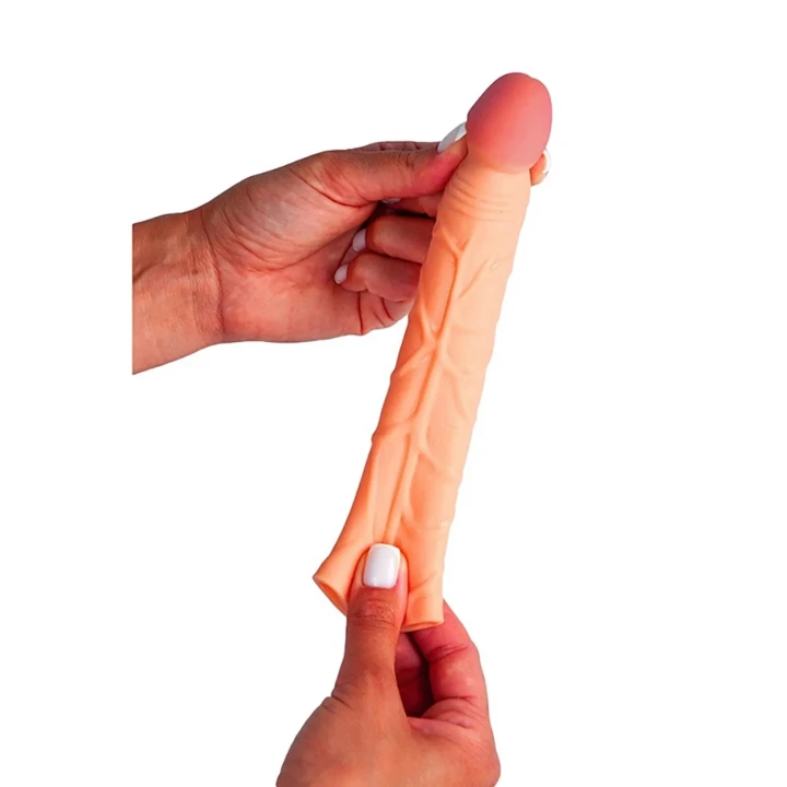 Przedłużająca nakładka o długości 16,5 cm, elastyczna, TPE, uniwersalna, 3 cm wnętrze