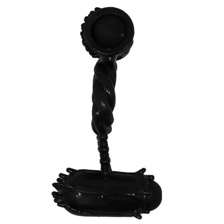 Pierścień erekcyjny z wibracją BAILE BI-014080-1, teksturowany, TPR ABS, ergonomiczny