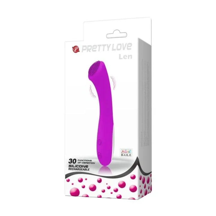 Masażer osobisty PRETTY LOVE - LEN, USB, 30 trybów wibracji, elegancki silikon