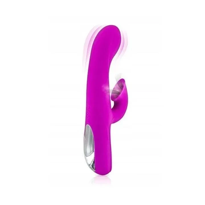 Stymulator łechtaczki i wibrator G-spot z 12 funkcjami wibracji i ssania, silikon medyczny