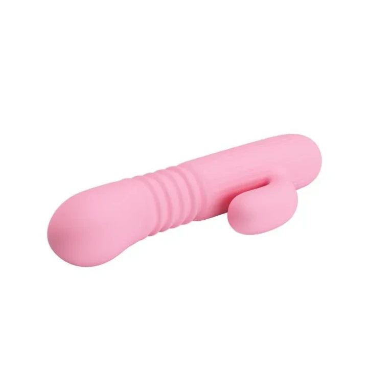Wibrator stymulujący PRETTY LOVE - LEOPOLD, 4 funkcje wibracji, wodoodporny, silicone