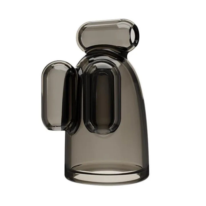 Zaawansowana nakładka wibracyjna na penisa - Vibrujący kryształowy kubek III