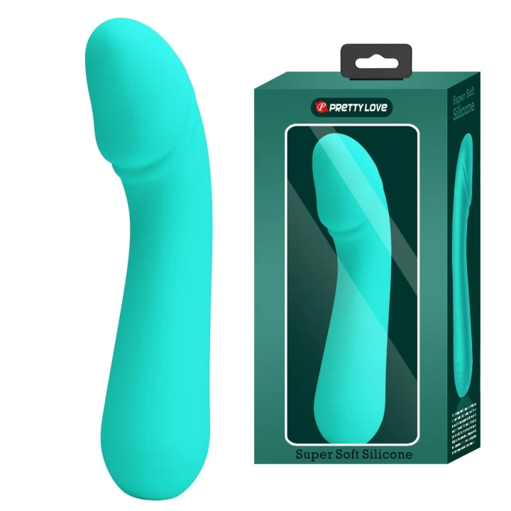 Wibrator G-spot PRETTY LOVE CETUS Green - 12 funkcji wibracji, silikonowy, pamięć ustawień