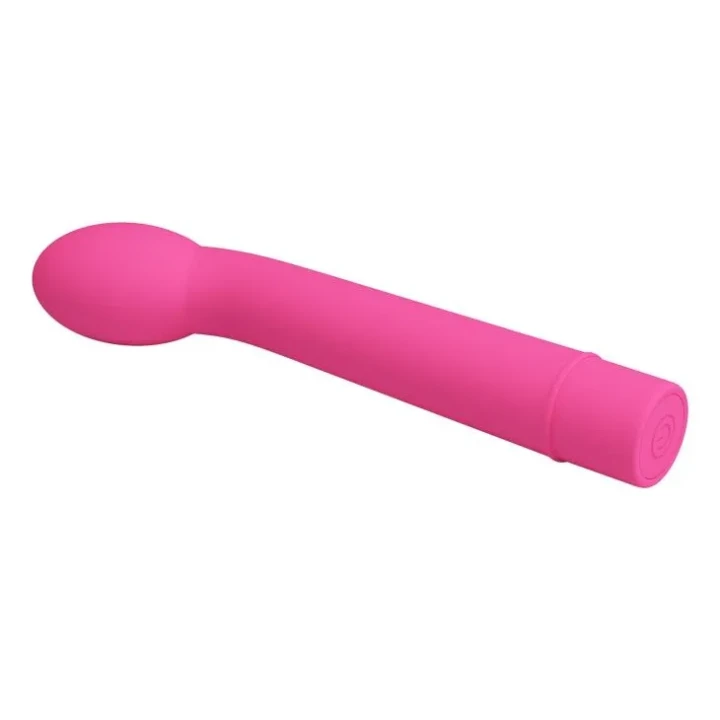 Wibrator G-spot z 10 trybami pracy PRETTY LOVE - Logan, różowy silikonowy z ergonomicznym kształtem