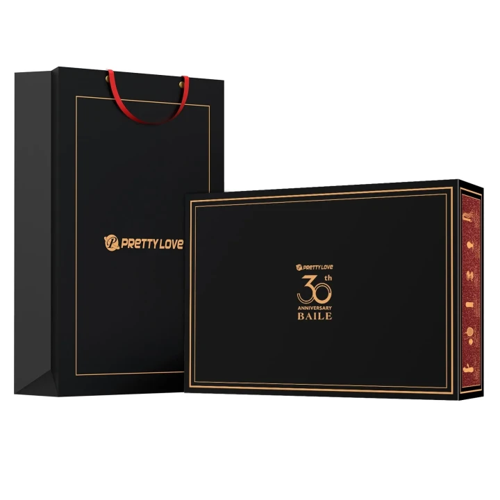 Zestaw intymny PRETTY LOVE - 30 funkcji wibracyjnych, silikon, ABS, PU