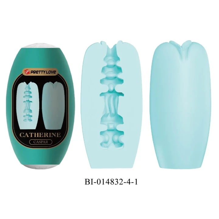 Rękaw stymulujący z TPR - PRETTY LOVE Catherine Caspar, 3 tunele, elastyczny, 3 kolory