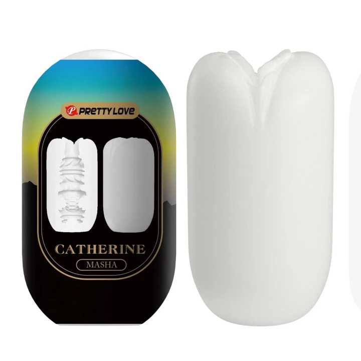Masturbator TPR z podwójnymi fakturami - PRETTY LOVE CATHERINE Masha