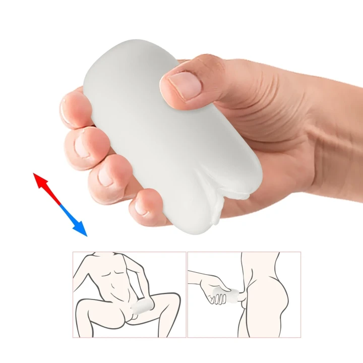 Masturbator TPR z podwójnymi fakturami - PRETTY LOVE CATHERINE Masha