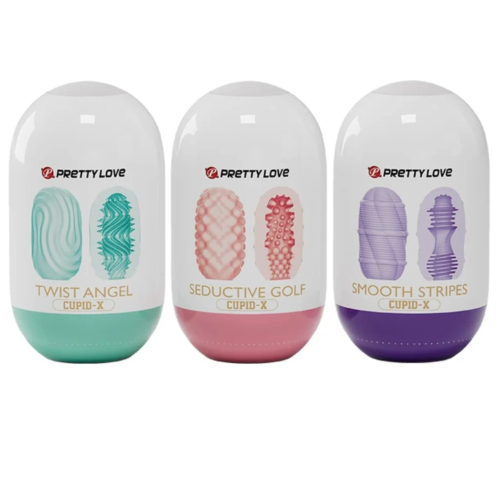 Masturbator z różnymi teksturami i kolorami - PRETTY LOVE CUPID X