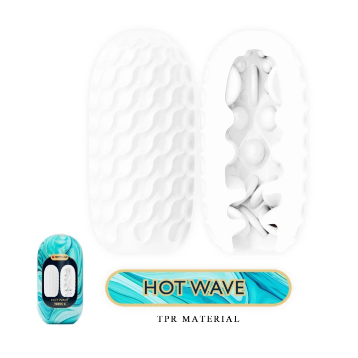 Masturbator do mężczyzn PRETTY LOVE HOT WAVE VENUS-X z podwójnym otworem stymulującym
