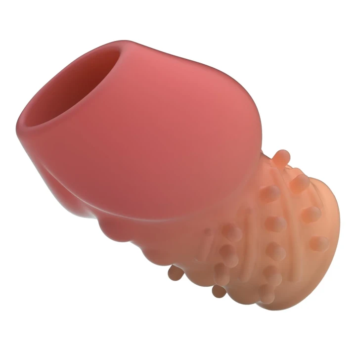 Nakładka na penisa PRETTY LOVE Matias, elastyczna TPR, wodoodporna, dla intensywniejszych doznań