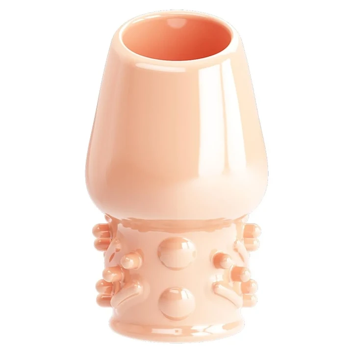 Nakładka na penisa PRETTY LOVE MATIAS, zwiększająca objętość, materiał TPR, wodoodporna