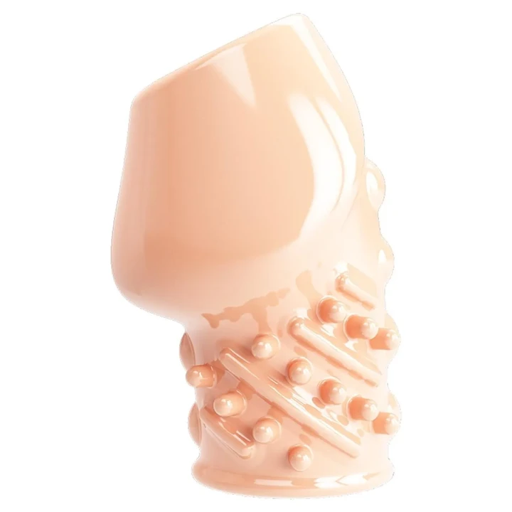 Nakładka na penisa PRETTY LOVE MATIAS, zwiększająca objętość, materiał TPR, wodoodporna