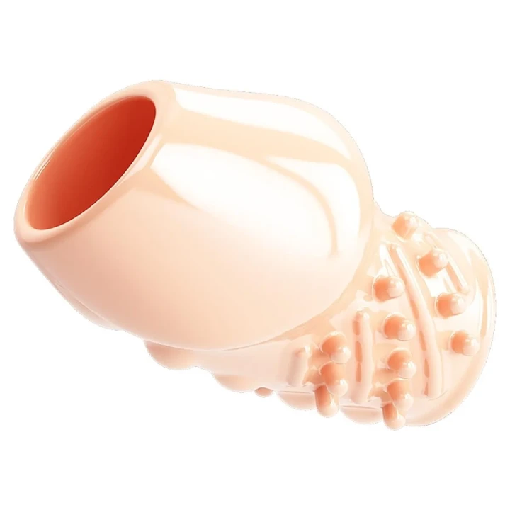 Nakładka na penisa PRETTY LOVE MATIAS, zwiększająca objętość, materiał TPR, wodoodporna