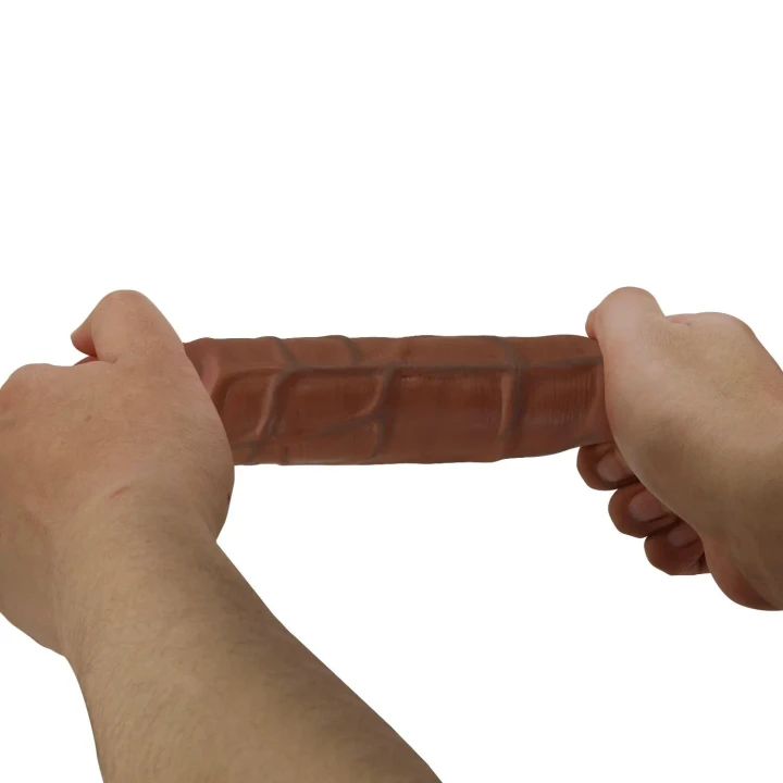 Rękawica i osłona na penisa PRETTY LOVE - Kaile, TPR, elastyczny trzon, 35% więcej tekstury