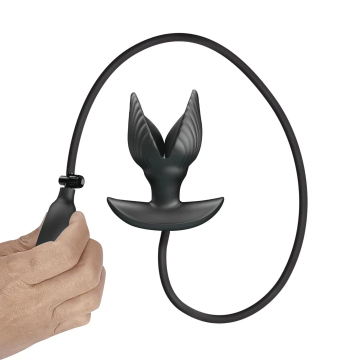 Dmuchany korek analny z 10 trybami wibracji, PRETTY LOVE - Manson, silikonowy