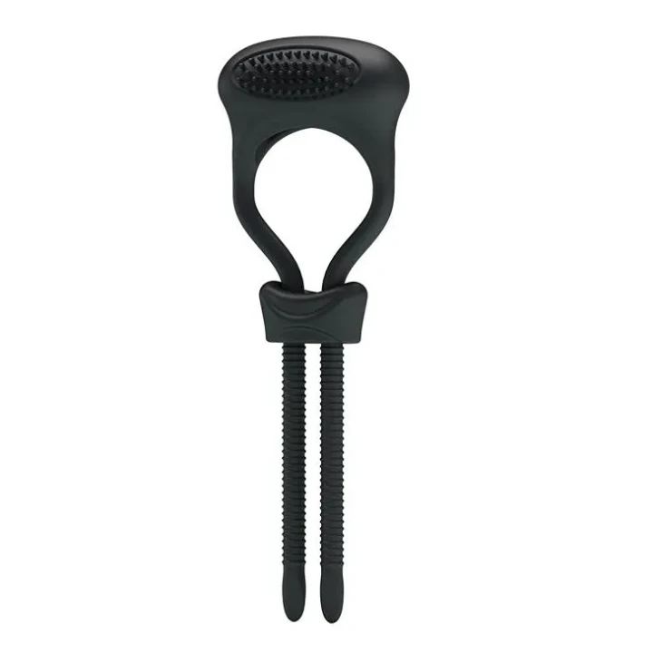 Wibrator do stymulacji penisa PRETTY LOVE - CURITIS z regulowanym zaciskiem 4,8 cm