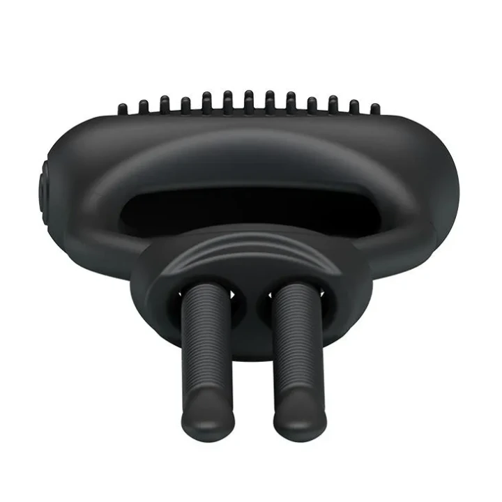 Wibrator do stymulacji penisa PRETTY LOVE - CURITIS z regulowanym zaciskiem 4,8 cm