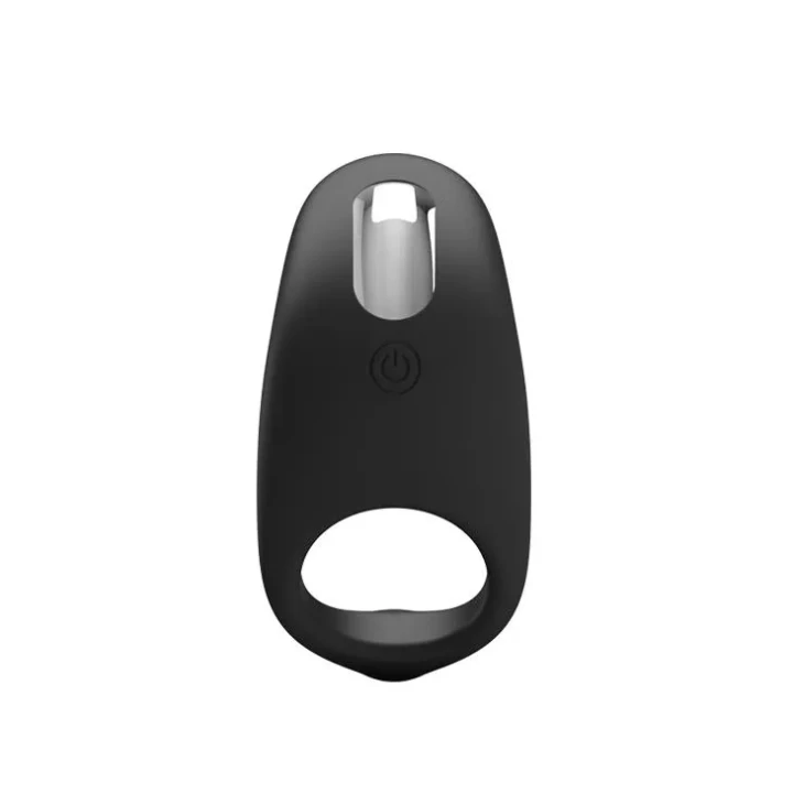 Silikonowy pierścień penisa z wbudowanym stymulatorem, 7 funkcji wibracji, USB