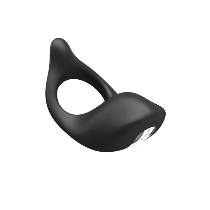 Silikonowy pierścień penisa z wbudowanym stymulatorem, 7 funkcji wibracji, USB