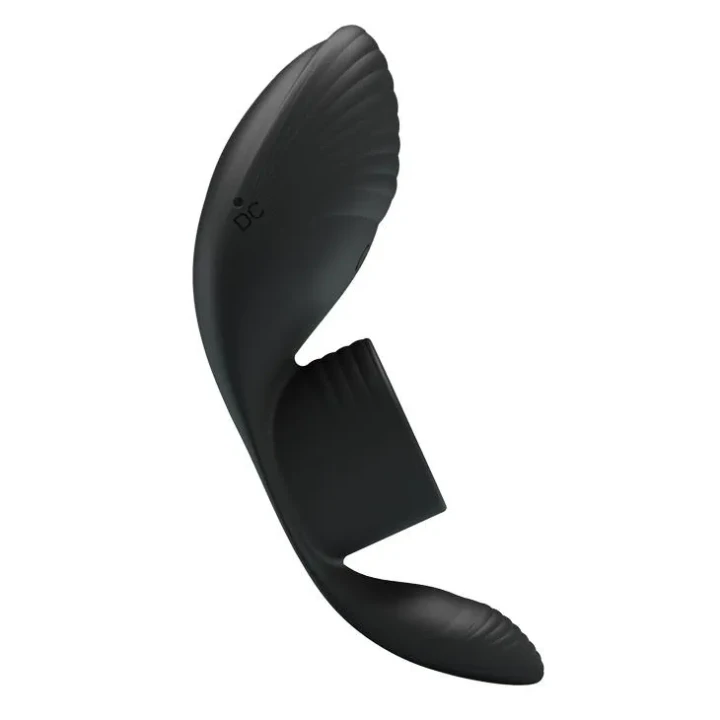 Wibrujący pierścień na penisa z 7 funkcjami - model PRETTY LOVE, czarny