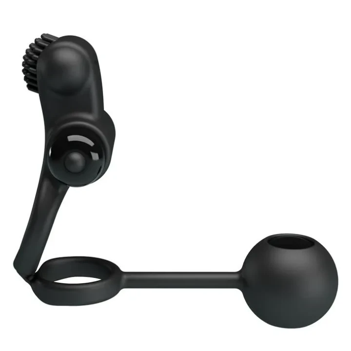 Wibracyjna nakładka na penisa Pretty Love IV, 10 funkcji wibracji, silikon ABS