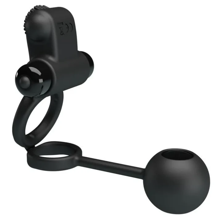 Wibracyjna nakładka na penisa Pretty Love IV, 10 funkcji wibracji, silikon ABS