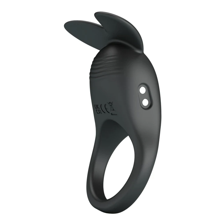 Ring wibracyjny do penisa z stymulacją łechtaczki i 10 trybami, silikonowy, Pretty Love Carlton