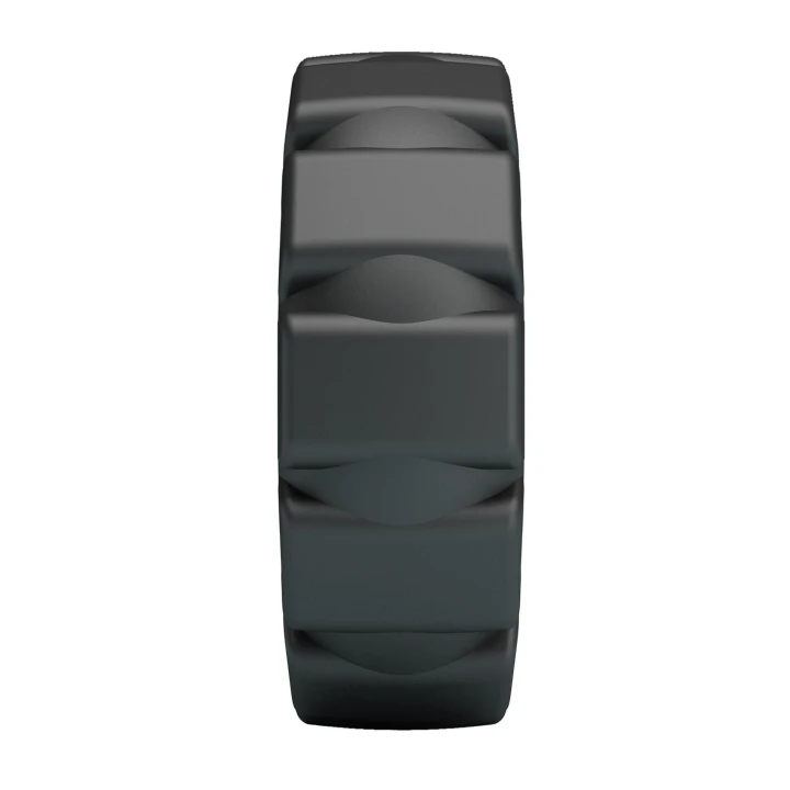 Pierścień erekcyjny ze supermiękkiego silikonu - Crazy Bull Laiden, czarny