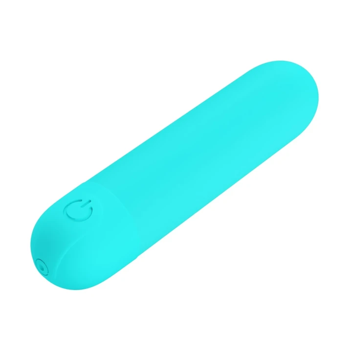 Mini masażer wibracyjny STEFAN z 10 funkcjami, wodoodporny, 8 cm długości