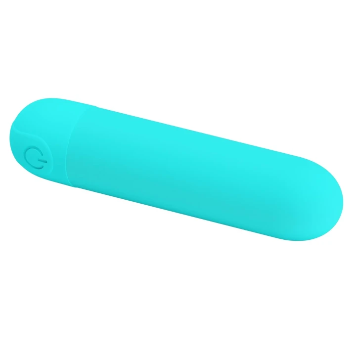 Mini masażer wibracyjny STEFAN z 10 funkcjami, wodoodporny, 8 cm długości