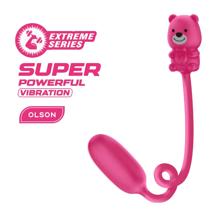 Wibrator punktowy Pretty Love Olson z silikonu, 26,4 cm, supermocne wibracje