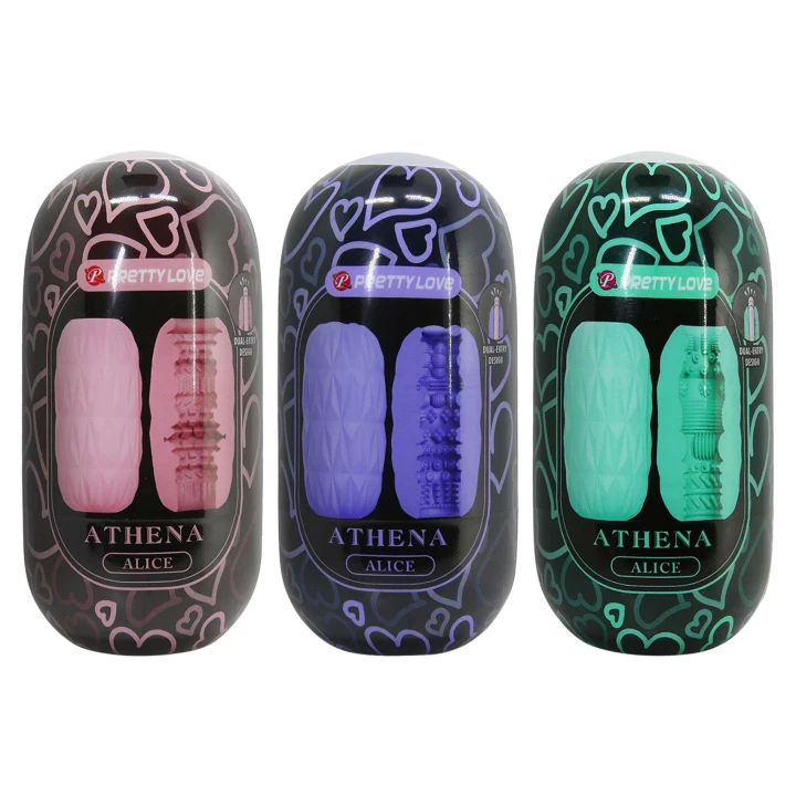 Masturbator - PRETTY LOVE ATHENA ALICE, TPR, Wodoodporny, Ergonomiczny, Falista Tekstura