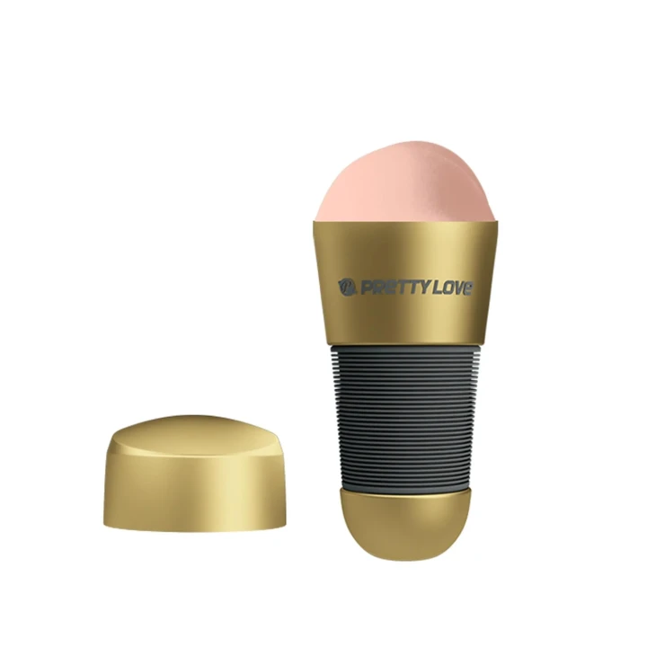 Stroker realistyczny PRETTY LOVE - Kitty, TPR ABS silikon, z regulowaną przyssawką