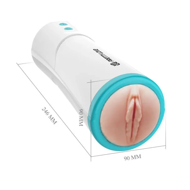 Masturbator męski PRETTY LOVE ABY-Vagina z automatycznym ruchem i dźwiękiem