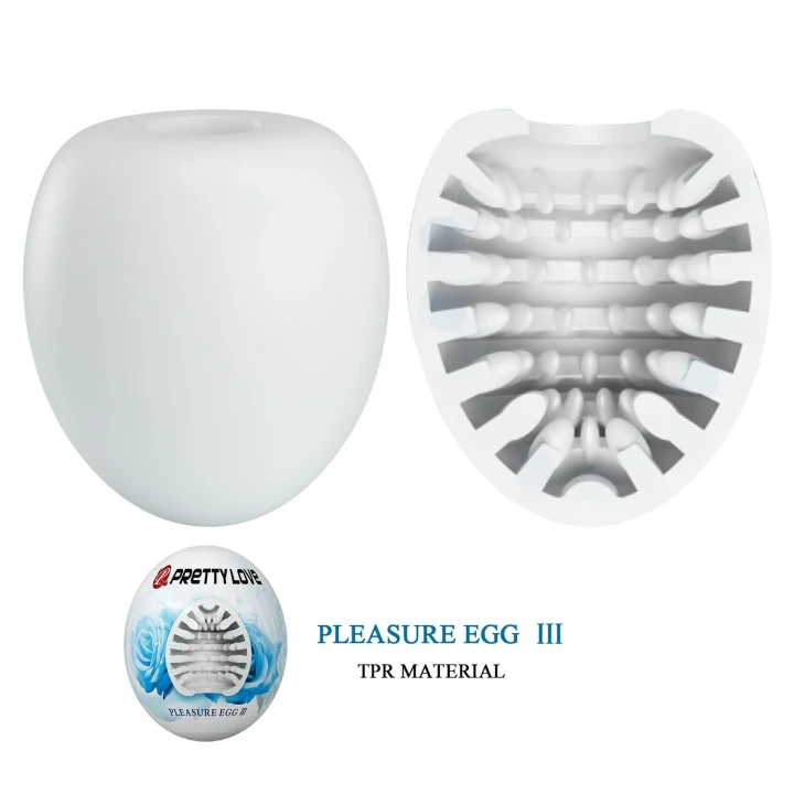 Stymulator intymny PRETTY LOVE - Pleasure Egg III, ABS i TPR, ergonomiczny design