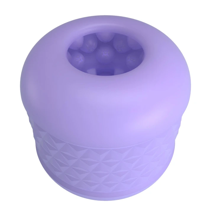 Masturbator dwustronny PRETTY LOVE Cary z teksturowanym kanałem, wodoodporny, 6cm