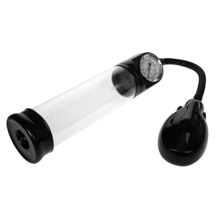 Automatyczna pompka do penisa z wibracjami, przezroczysty cylinder, wysoka jakość materiałów