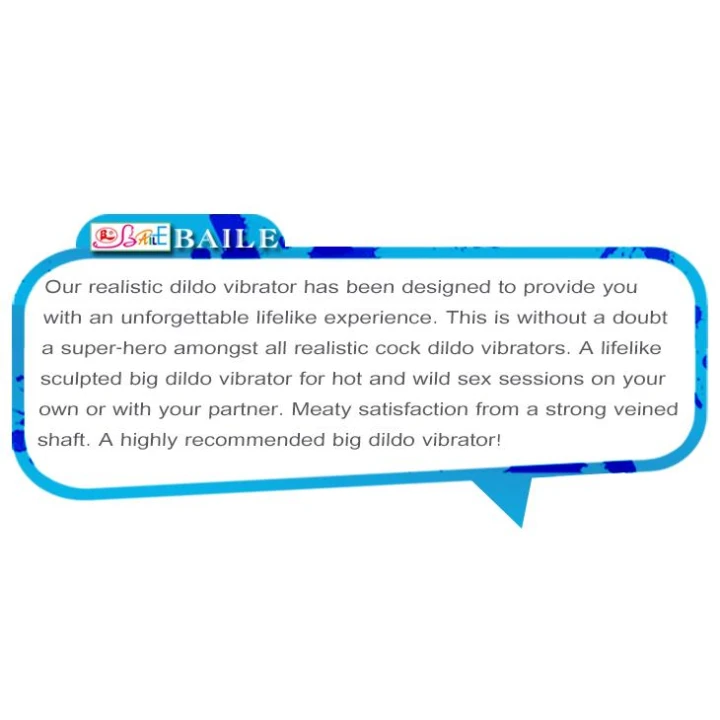 Wibrator do ciała z wibracjami BAILE - CLARK, długość 19,5 cm, średnica 3,8 cm