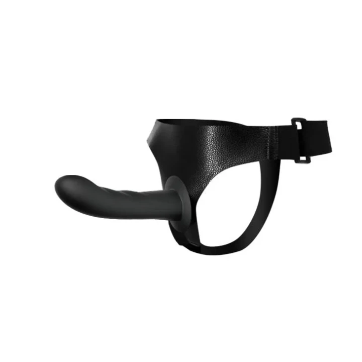 Pasujący strapon z elastycznym uprzężą 6,6' z silikonowymi dildami - BAILE