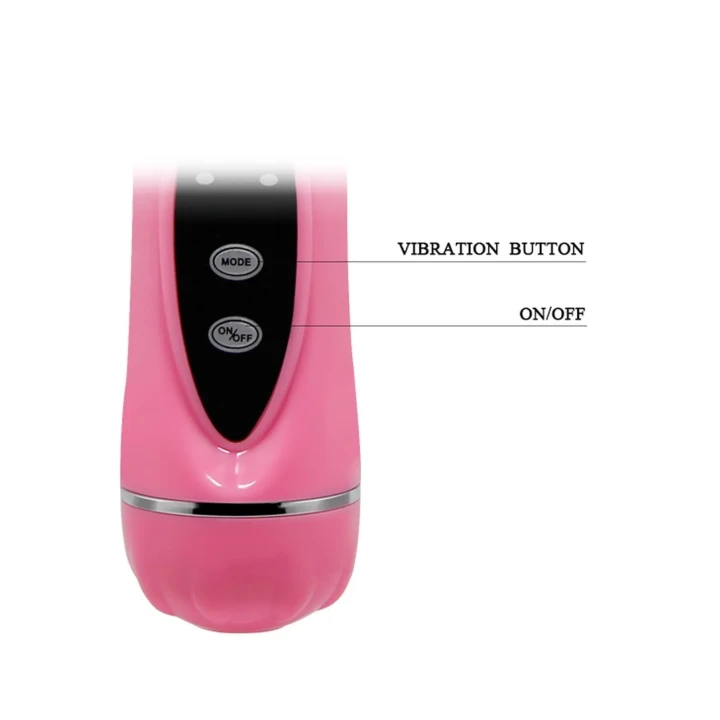 Masażer intymny BAILE - Magiczny z 12 funkcjami wibracyjnymi i 3 silikonowymi nakładkami