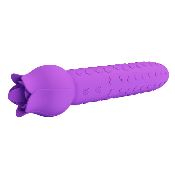 Wibrator silikonowy Pretty Love Dannell Extreme, ergonomiczny, 16,3 cm, zmysłowy
