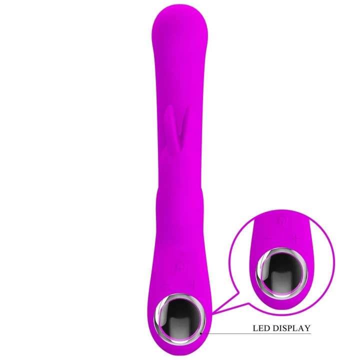 Wibrator króliczek PRETTY LOVE Lamar Purple, 10 funkcji wibracji, 9 prędkości
