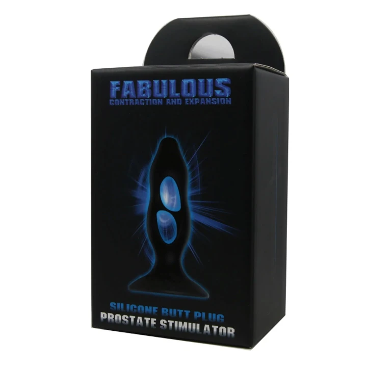 Masażer prostaty silikonowy z przyssawką, długość 10,5 cm, do stymulacji intymnej