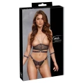 Bielizna Bondage COTTELLI LINGERIE - Zmysłowy zestaw z koronką, regulowane kajdanki