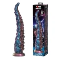 Dildo Power Monsters Maelstrom - 47 cm, falujący silikon, gradient kolorów